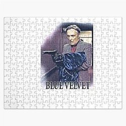 The Inspired Blue Velvet Rossellini Lynch Red Velvet Jigsaw Puzzle