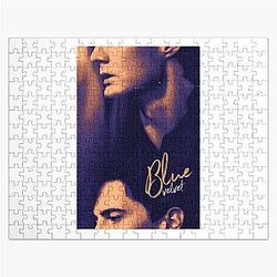 Blue Velvet Rossellini Lynch Inspired Vintage Floral Jigsaw Puzzle