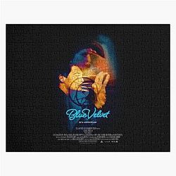 Blue Velvet Rossellini Lynch David Lynch Inspired Vintage Blue Velvet 1986 David Lynch Jigsaw Puzzle