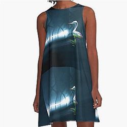 Blue Velvet Dress