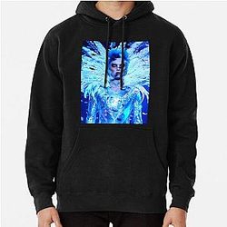 Blue velvet glam rock Pullover Hoodie