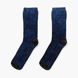 Blue Velvet Socks