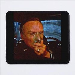 Blue Velvet Rossellini Lynch The Inspired Vintage Frank Floral Mouse Pad