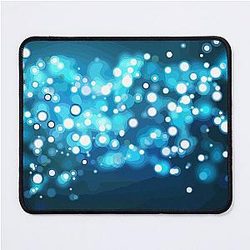 Blue velvet mouse pad