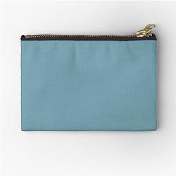Christmas Icy Blue Velvet Pouch