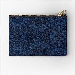 Blue Velvet Pouch