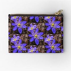 Blue Velvet Pouch