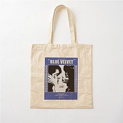 Blue Velvet Cotton Tote Bag