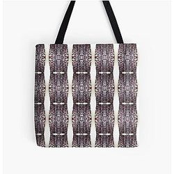 Blue Velvet Pattern Tote Bag