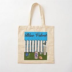 Blue Velvet Cotton Tote Bag