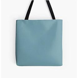 Christmas Icy Blue Velvet Tote Bag