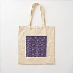 Blue Velvet Cotton Tote Bag