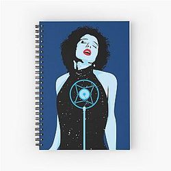 Blue Velvet Spiral Notebook
