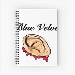 Blue Velvet Spiral Notebook