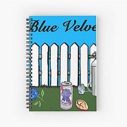 Blue Velvet Notebook