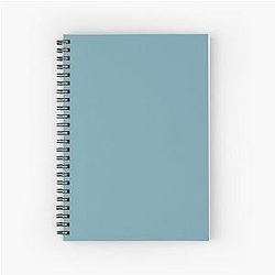 Christmas Icy Blue Velvet Notebook