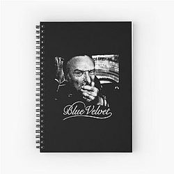 Blue Velvet Rossellini Lynch Inspired Vintage Frank Isabella Spiral Notebook