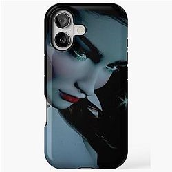 Blue Velvet Goddess iPhone Case