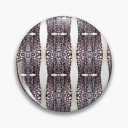 Blue velvet pattern pin