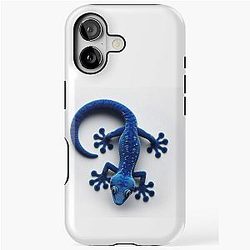Blue Velvet Gecko iPhone Case