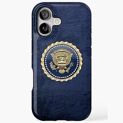 Presidential Service Badge - PSB on Blue iPhone Case