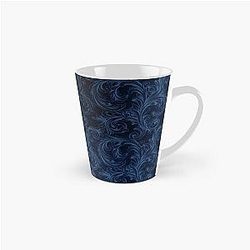 Faux Velvet Swirls Tall Mug