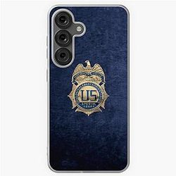 Drug Enforcement Administration DEA Special Agent Badge over Blue Velvet Samsung Galaxy Case