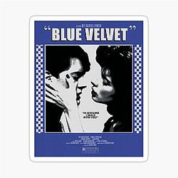 Blue Movie Velvet Sticker