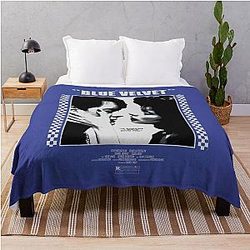 Blue Velvet Throw Blanket