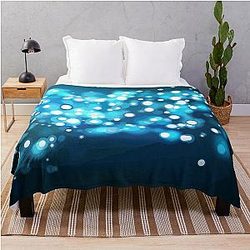 Blue Throw Blanket