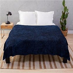 Blue Velvet Throw Blanket