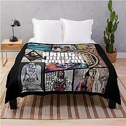 Tour Vintage Program BMTHS Ascension Rock Throw Blanket