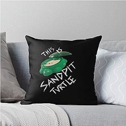This Is Sandpit Turtle BMTH Meme Throw Pillow