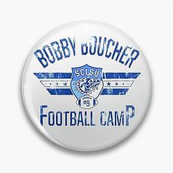 Bobby Boucher Football Camp Mud Dogs Water Boy Funny Vintage Movie Pin