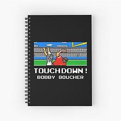 Tecmo Bobby Boucher Touchdown Spiral Notebook