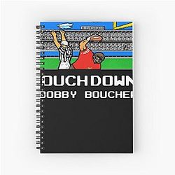Tecmo Bobby Boucher Touchdown Spiral Notebook