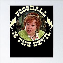 Foosball The Devil Waterboy Bobby Boucher Poster
