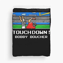 Tecmo Bowl Bobby Boucher Touchdown Duvet Cover