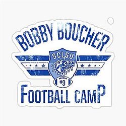 Bobby Boucher Football Camp Mud Dogs Water Boy Funny Vintage Movie Sticker