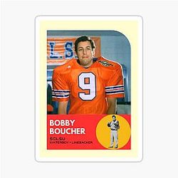 The Waterboy Bobby Boucher Vintage Football Card Magnet