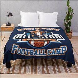 Bobby Boucher All-Star Football Camp Throw Blanket