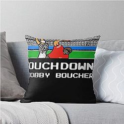 Tecmo Bobby Boucher Touchdown Throw Pillow