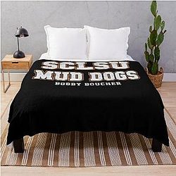 South Central Louisiana State University Mud Dogs - Bobby Boucher Throw Blanket