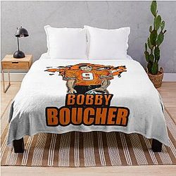 Birthday Party Stencil Art Bobby Boucher Rainbow Girls Boys Throw Blanket