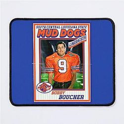 Bobby Boucher Football Trading Card Mousepad