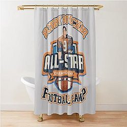 Bobby Boucher All-Star Football Camp Worn Shower Curtain