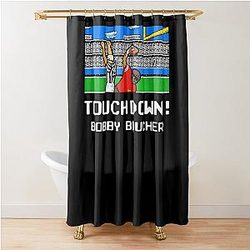 Tecmo Bowl Bobby Boucher Touchdown Shower Curtain
