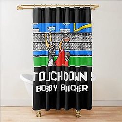 Tecmo Bobby Boucher Touchdown Shower Curtain