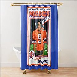 Bobby Boucher Football Trading Card Shower Curtain