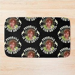 Foosball the Devil Waterboy Bobby Boucher Bath Mat